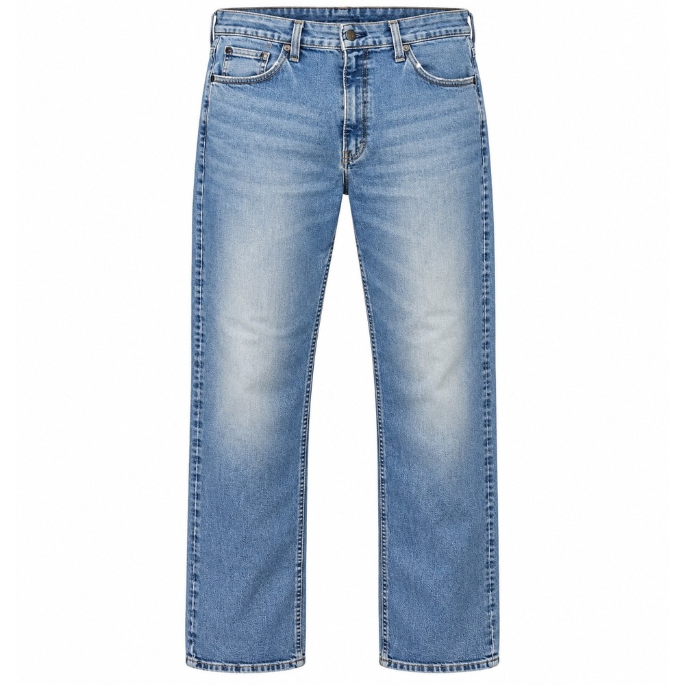 Levi's 505 Regular Fit Men's Jeans W40 L30 Medium Wash Straight Leg Denim